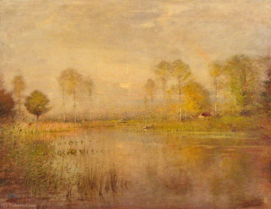WikiOO.org - Encyclopedia of Fine Arts - Malba, Artwork Ernest Parton - Sunshine and River