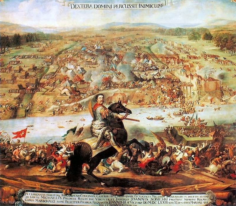 WikiOO.org - Енциклопедия за изящни изкуства - Живопис, Произведения на изкуството Ferdinand Van Kessel - Battle of Khotyn