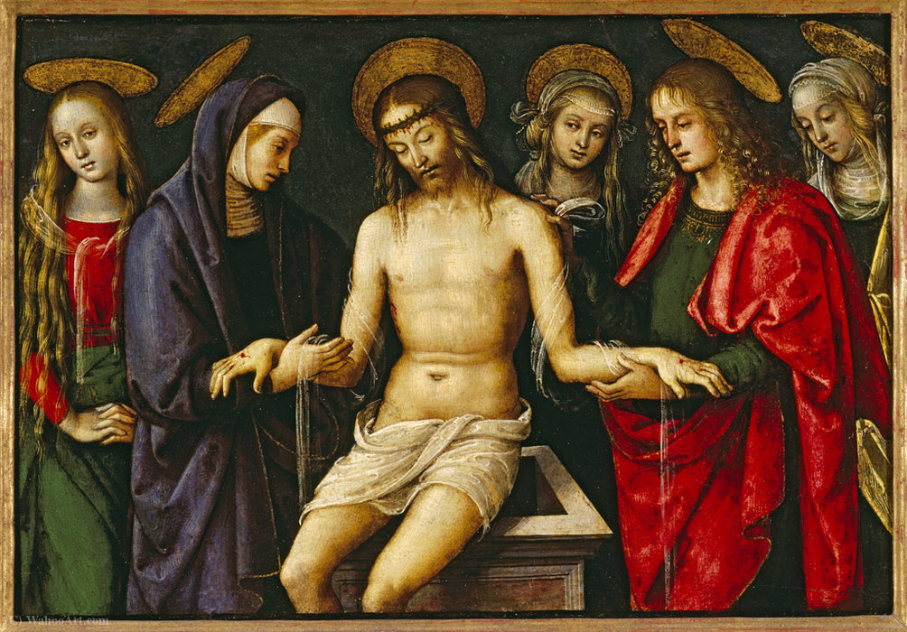 Wikioo.org - The Encyclopedia of Fine Arts - Painting, Artwork by Francesco D'antonio Da Viterbo - Pity