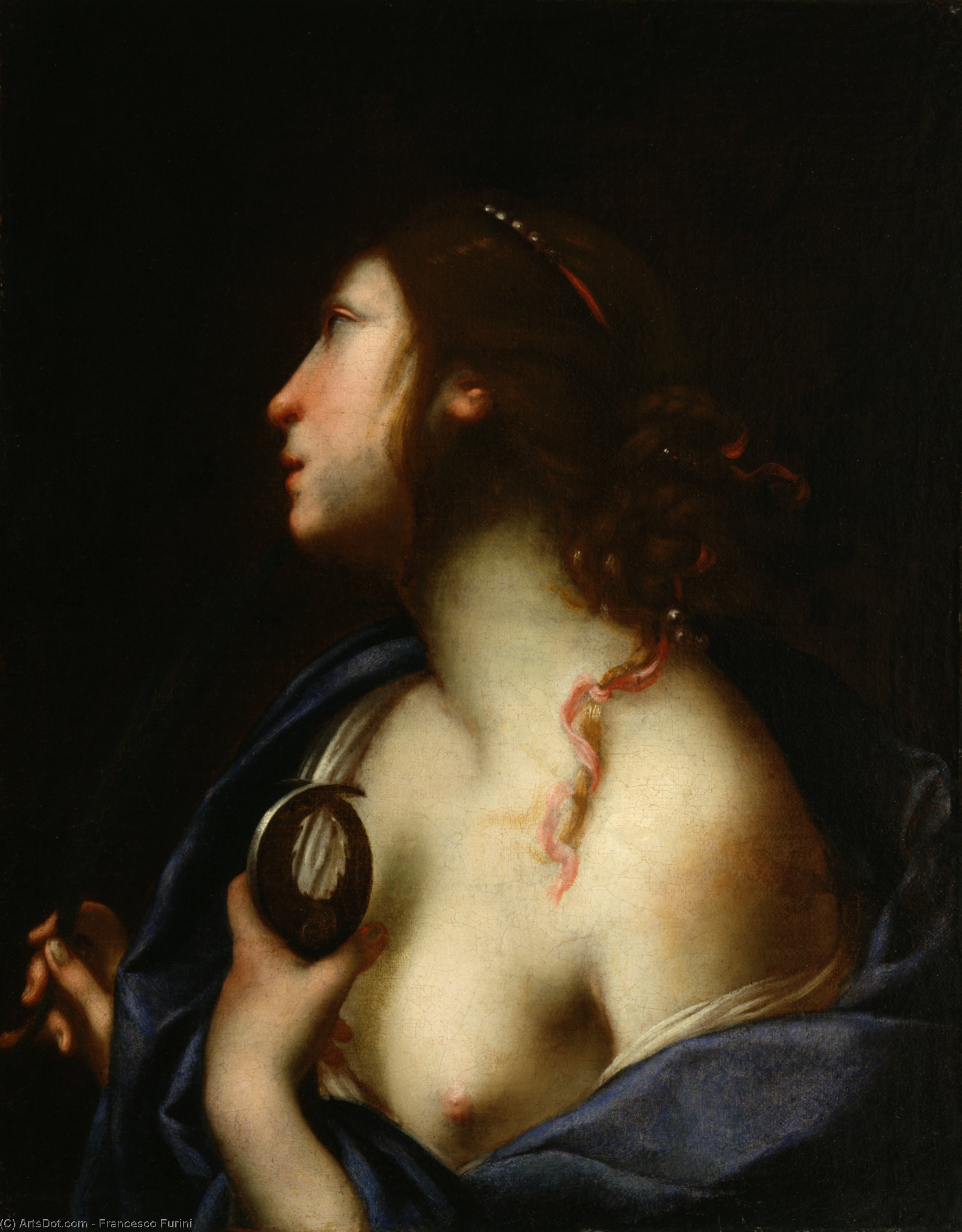 Wikioo.org - The Encyclopedia of Fine Arts - Painting, Artwork by Francesco Furini - St. agatha