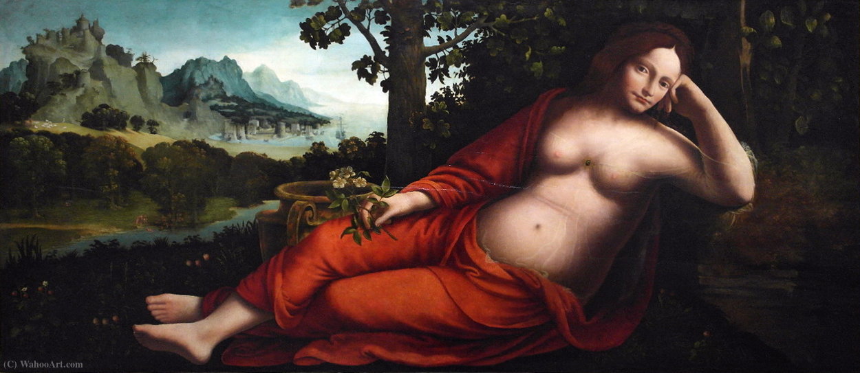 Wikioo.org - The Encyclopedia of Fine Arts - Painting, Artwork by Francesco Melzi - Rhea silvia