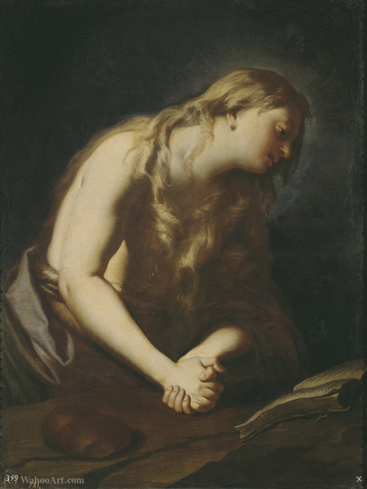 Wikioo.org - The Encyclopedia of Fine Arts - Painting, Artwork by Francesco Trevisani - penitent Magdalen