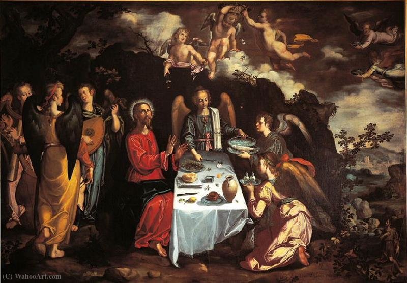 Wikioo.org - The Encyclopedia of Fine Arts - Painting, Artwork by Francisco Pacheco - Food of angels