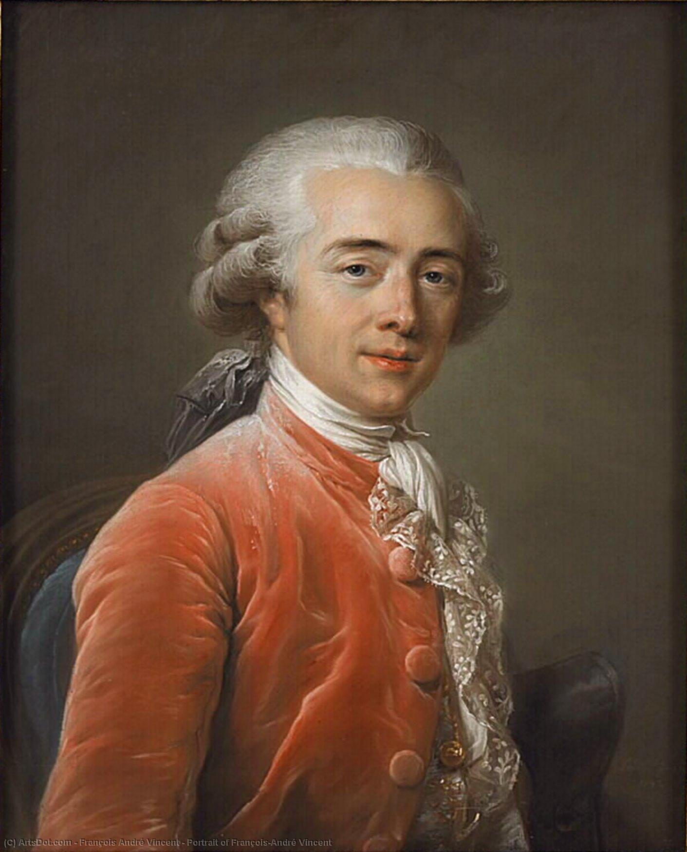 Wikioo.org - สารานุกรมวิจิตรศิลป์ - จิตรกรรม François André Vincent - Portrait of François-André Vincent