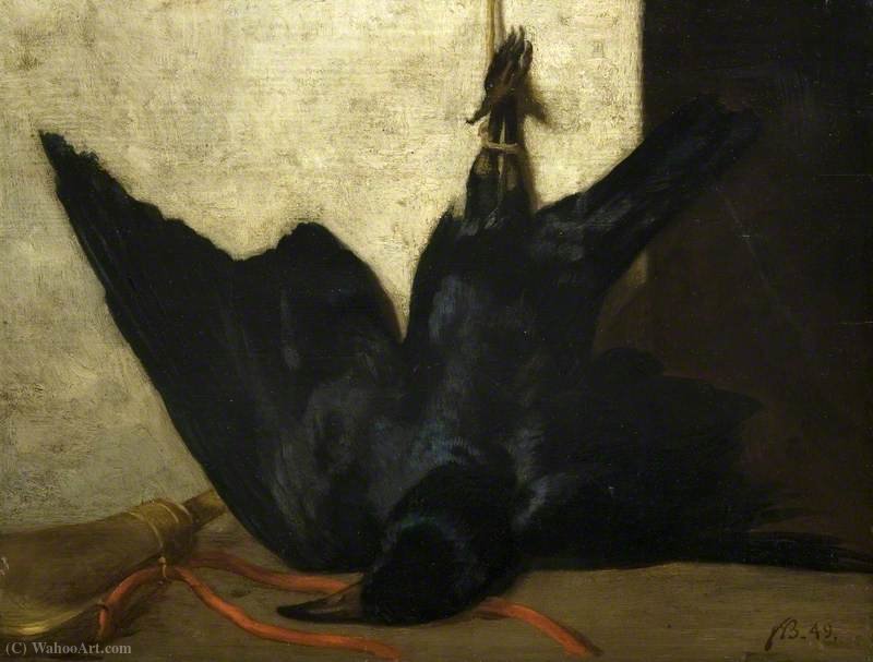 Wikioo.org – La Enciclopedia de las Bellas Artes - Pintura, Obras de arte de François Bonvin - El cuervo