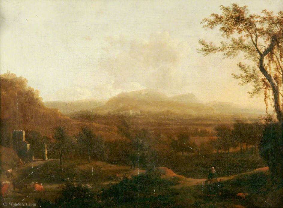 WikiOO.org - Güzel Sanatlar Ansiklopedisi - Resim, Resimler Frederik De Moucheron - Extensive southern landscape