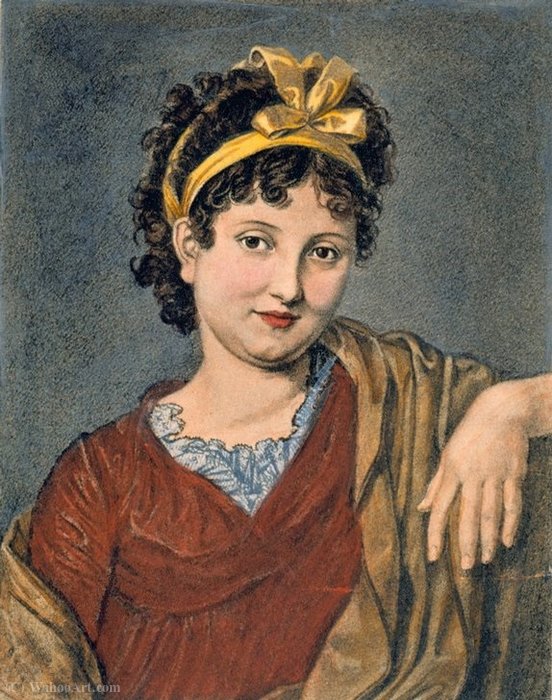 WikiOO.org - دایره المعارف هنرهای زیبا - نقاشی، آثار هنری Friedrich Bury - Portrait