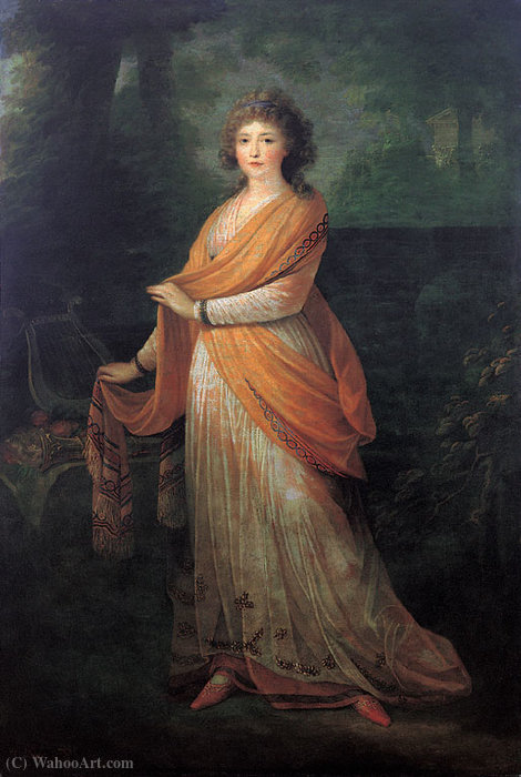 WikiOO.org - Encyclopedia of Fine Arts - Maľba, Artwork Friedrich Heinrich Füger - Portrait of Varvara Golytsyna