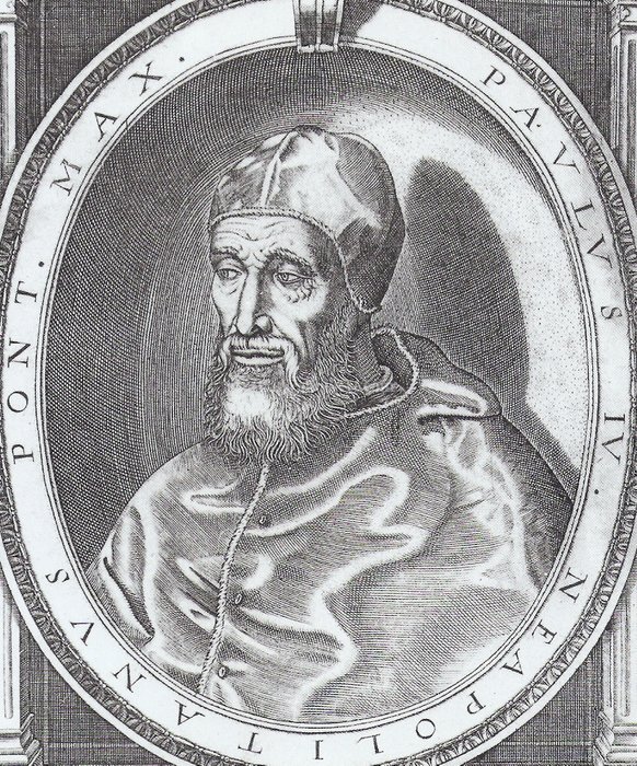 WikiOO.org - Encyclopedia of Fine Arts - Målning, konstverk Friedrich Van Hulsen - Pope Paul IV