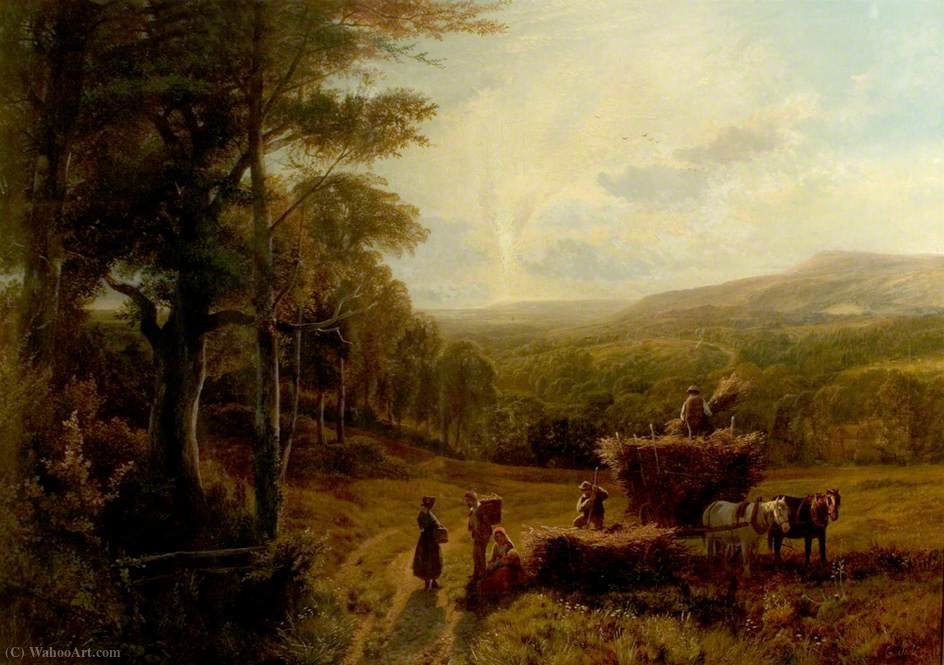 Wikioo.org - The Encyclopedia of Fine Arts - Painting, Artwork by George Shalders - Near haslemere, surrey