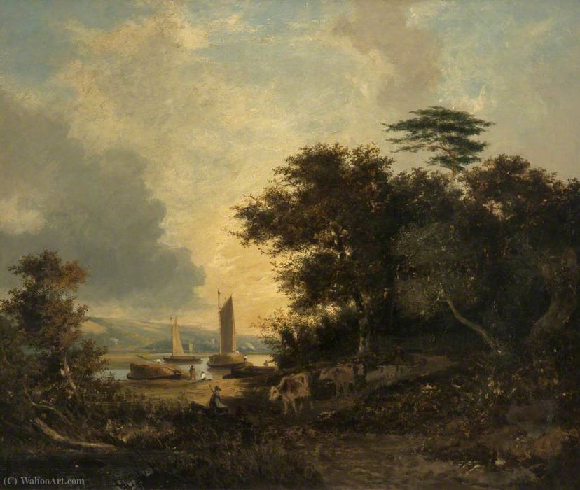 Wikioo.org - The Encyclopedia of Fine Arts - Painting, Artwork by George Vincent - Bramerton, Woods End, near Thorpe, Norfolk