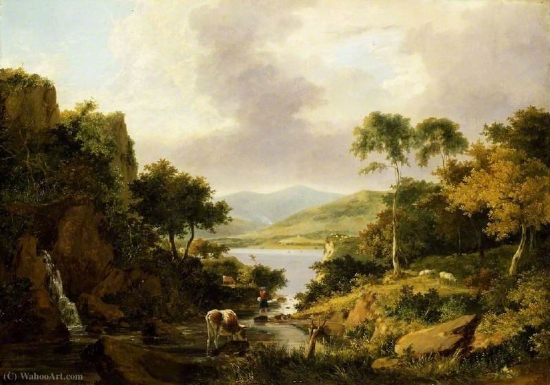 Wikioo.org - The Encyclopedia of Fine Arts - Painting, Artwork by George Vincent - Loch etive, argyllshire