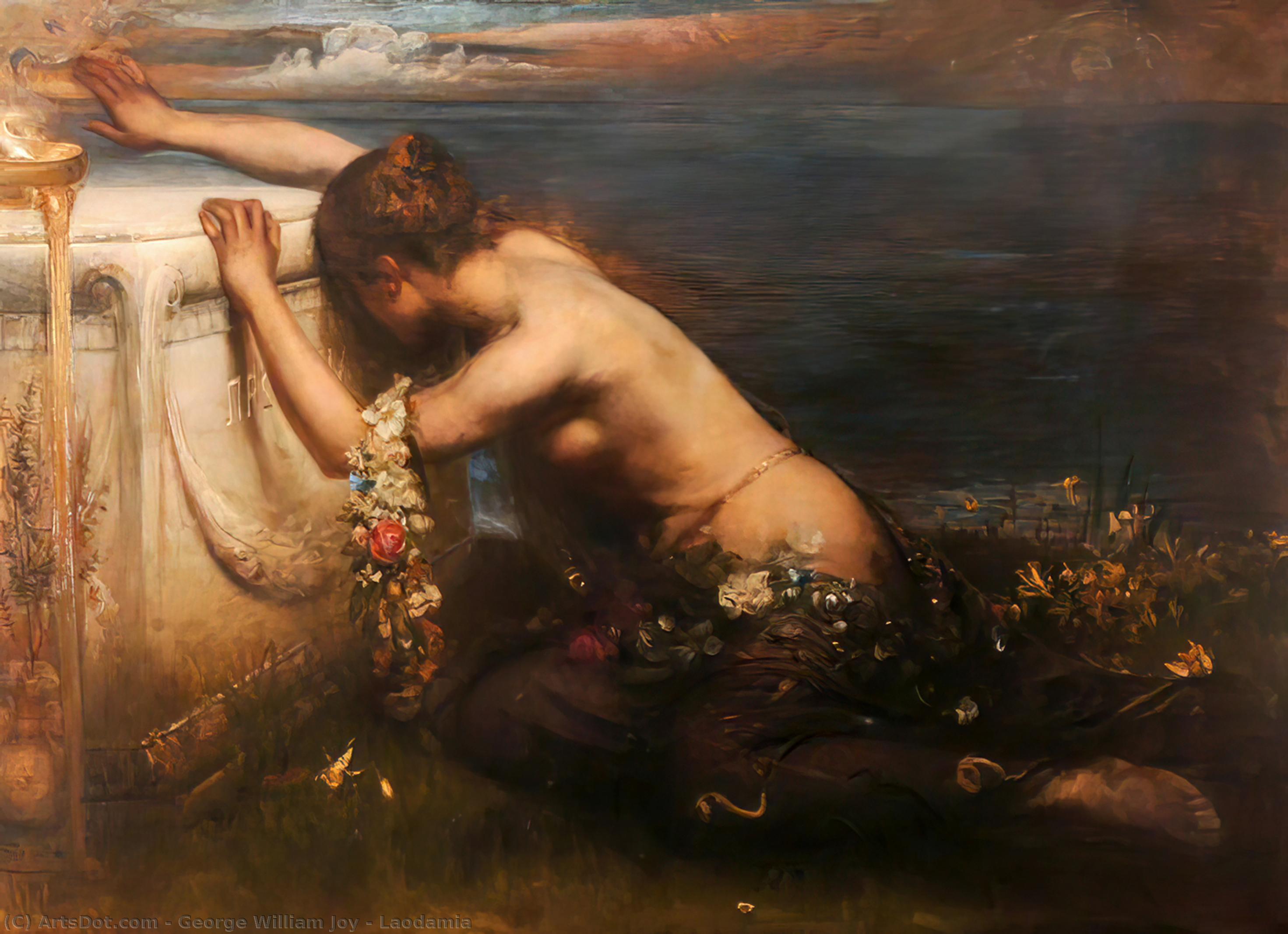 Wikioo.org - The Encyclopedia of Fine Arts - Painting, Artwork by George William Joy - Laodamia