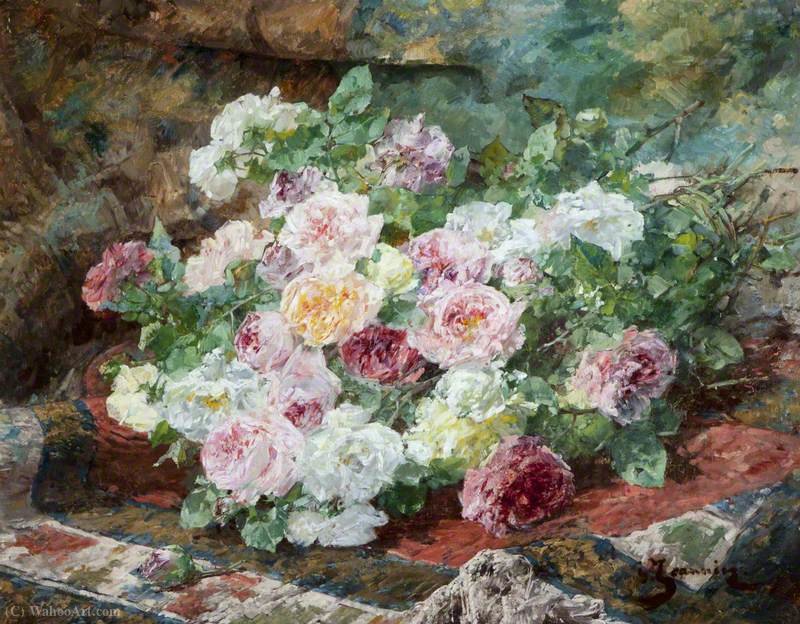 WikiOO.org - Güzel Sanatlar Ansiklopedisi - Resim, Resimler Georges Jeannin - Roses