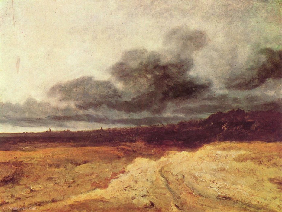 Wikioo.org - The Encyclopedia of Fine Arts - Painting, Artwork by Georges Michel - Thunderstorm