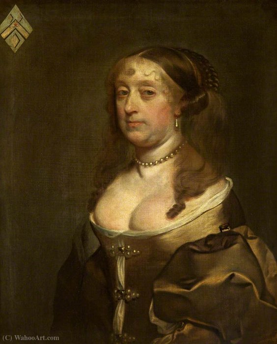 Wikioo.org - The Encyclopedia of Fine Arts - Painting, Artwork by Gerard Soest - Portrait of an Unknown Lady
