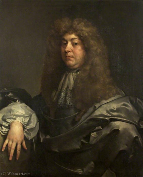 Wikioo.org - The Encyclopedia of Fine Arts - Painting, Artwork by Gerard Soest - Portrait of an Unknown Man