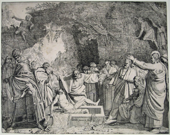 Wikioo.org - The Encyclopedia of Fine Arts - Painting, Artwork by Gerrit Claesz Bleker - The Raising of Lazarus