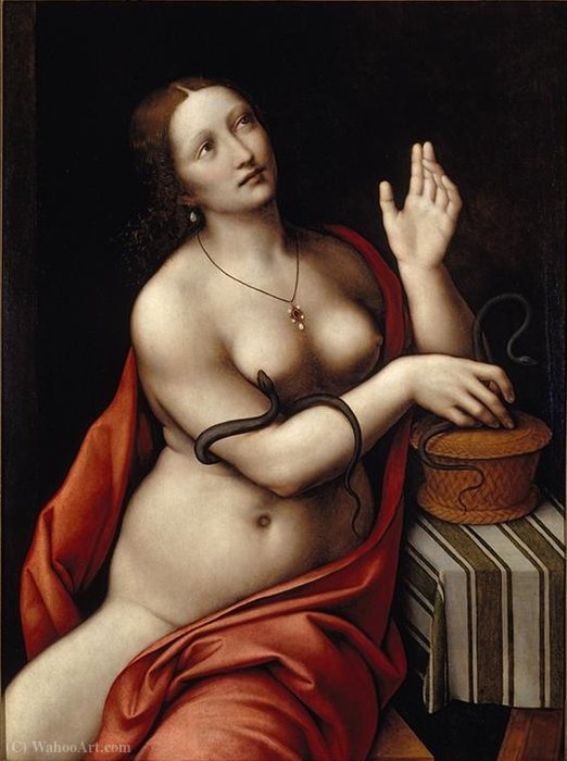 WikiOO.org - Enciklopedija dailės - Tapyba, meno kuriniai Giampietrino - Cleopatra