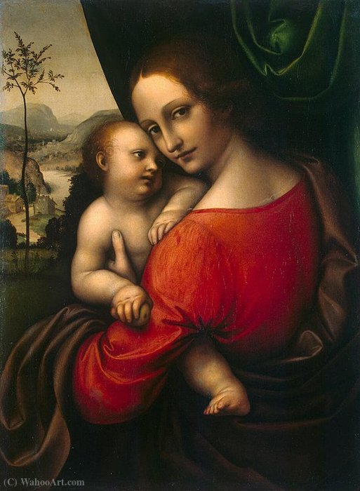 Wikioo.org - The Encyclopedia of Fine Arts - Painting, Artwork by Giampietrino - Virgin and Child