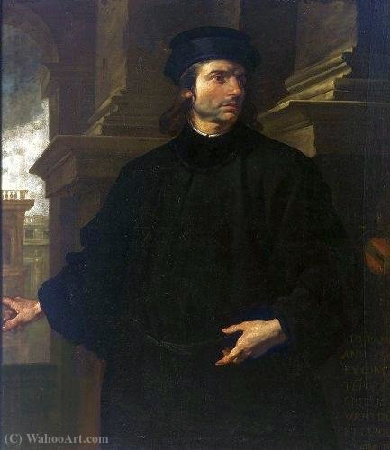 Wikioo.org - The Encyclopedia of Fine Arts - Painting, Artwork by Gioacchino Assereto - Portrait of Giovanni Battista Panese.
