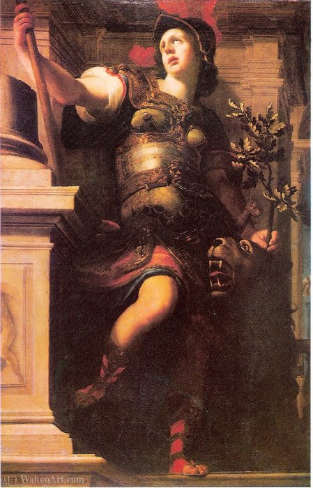 Wikioo.org - The Encyclopedia of Fine Arts - Painting, Artwork by Giovanni Andrea Ansaldo - The Fortress-Palazzo Tursi