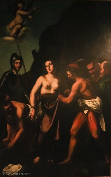 Wikioo.org - The Encyclopedia of Fine Arts - Painting, Artwork by Giovanni Baglione - Martyrdom of St Agatha