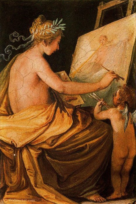 Wikioo.org - สารานุกรมวิจิตรศิลป์ - จิตรกรรม Giovanni Da San Giovanni - Painting painting the Glory