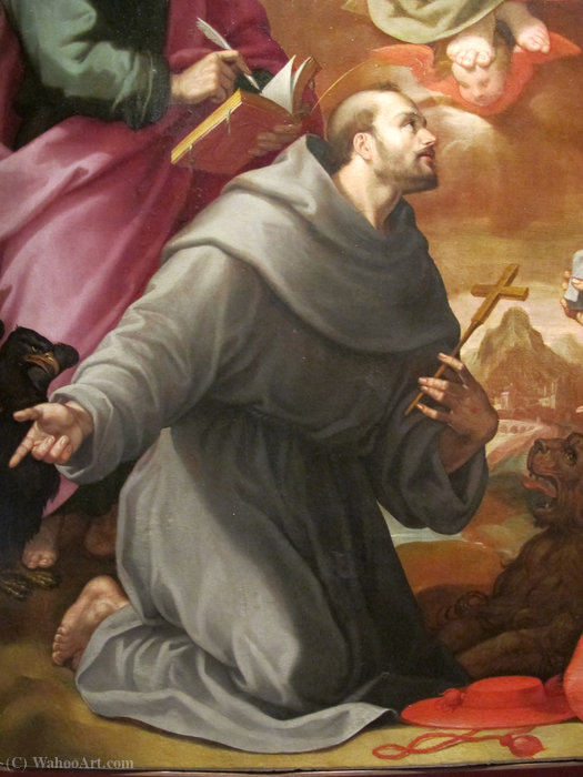 WikiOO.org - 백과 사전 - 회화, 삽화 Girolamo Macchietti - Assumption of the Virgin