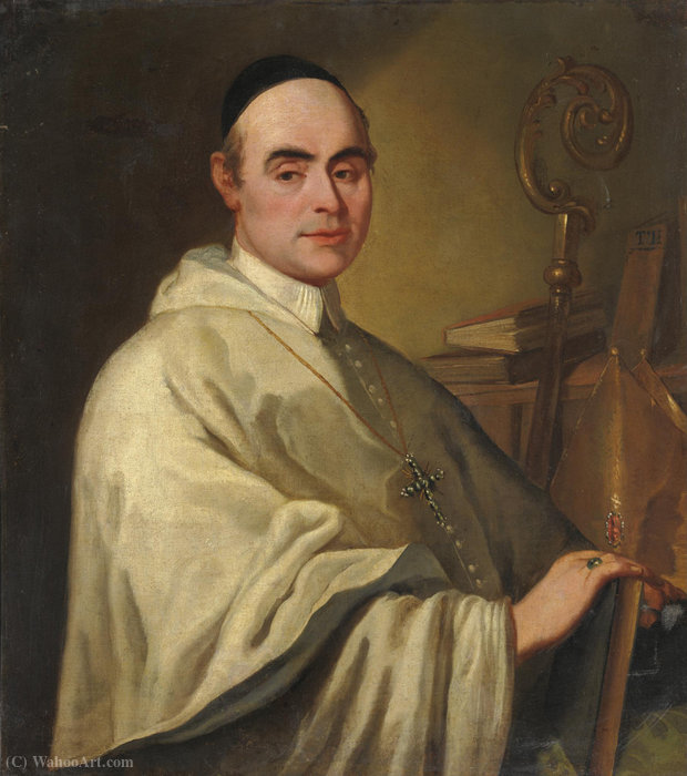 WikiOO.org - Енциклопедія образотворчого мистецтва - Живопис, Картини
 Gregorio Lazzarini - Portrait of bishop