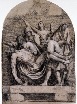 Wikioo.org - The Encyclopedia of Fine Arts - Painting, Artwork by Guy François - The Entombment of Christ