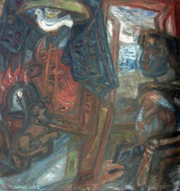 Wikioo.org - The Encyclopedia of Fine Arts - Painting, Artwork by Gyula Hincz - Dark times