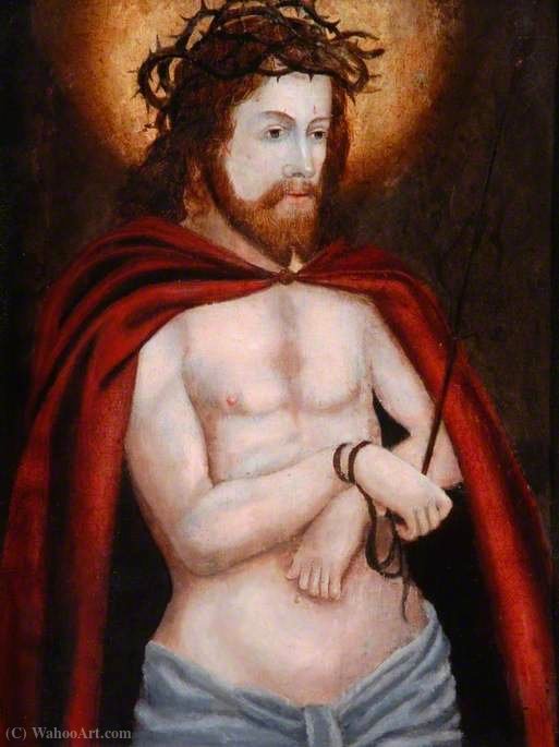 Wikioo.org - The Encyclopedia of Fine Arts - Painting, Artwork by Hans Leonhard Schaufelein - Christ Crowned with Thorns