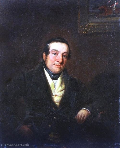 WikiOO.org - Encyclopedia of Fine Arts - Maleri, Artwork Harry Hall - Self portrait
