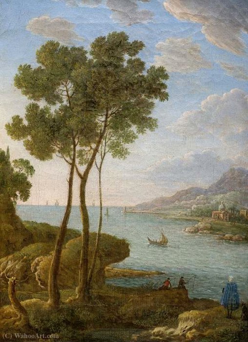 Wikioo.org - The Encyclopedia of Fine Arts - Painting, Artwork by Hendrik Frans Van Lint - Coast scene