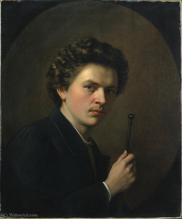 Wikioo.org - Bách khoa toàn thư về mỹ thuật - Vẽ tranh, Tác phẩm nghệ thuật Henri Regnault - Self portrait