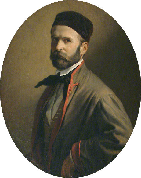 WikiOO.org - Enciklopedija dailės - Tapyba, meno kuriniai Henrik Weber - Self portrait