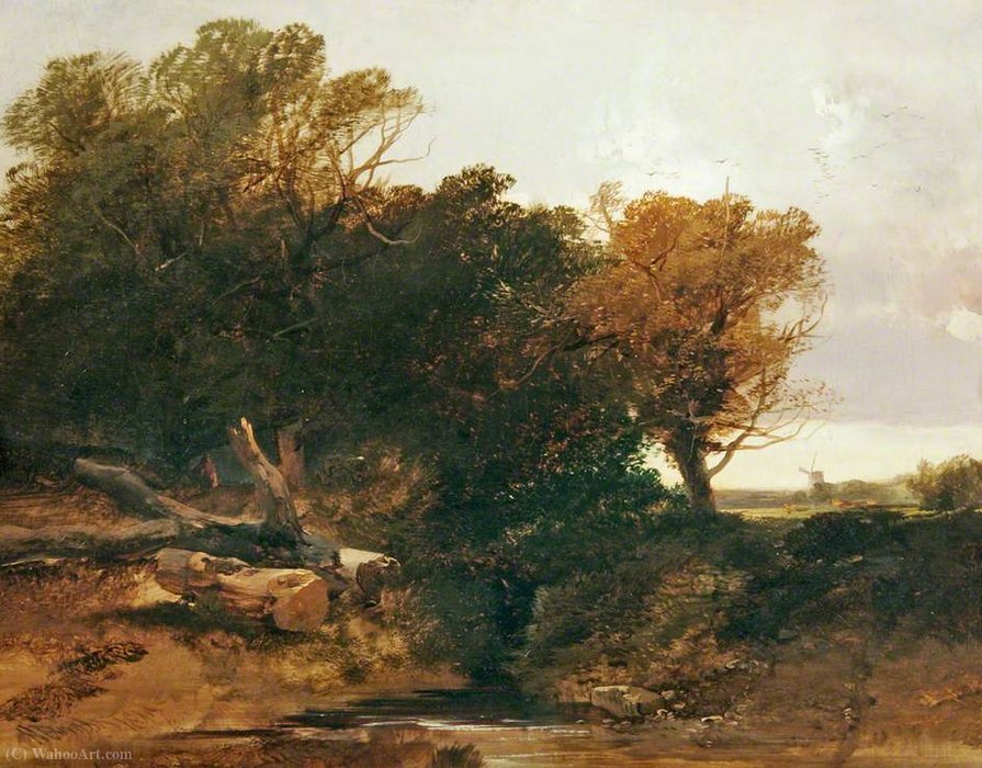 Wikioo.org - The Encyclopedia of Fine Arts - Painting, Artwork by Henry Bright - Grove scene