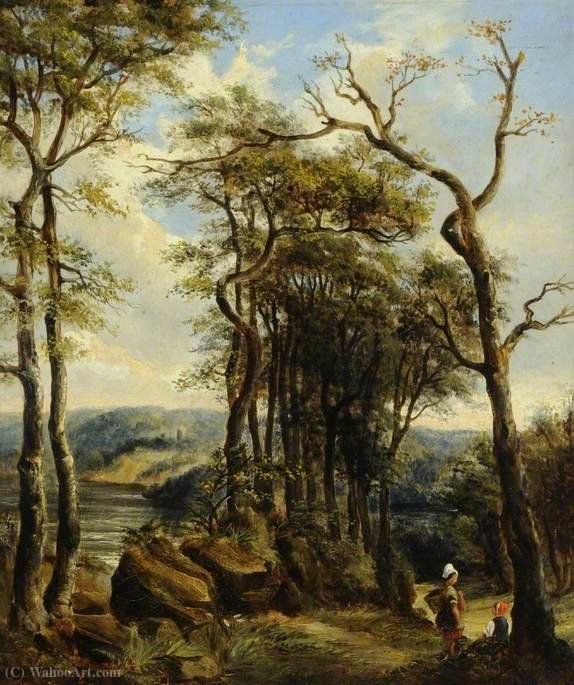 Wikioo.org - The Encyclopedia of Fine Arts - Painting, Artwork by Henry Bright - Woody landscape
