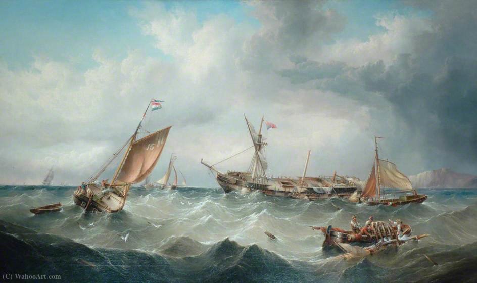 WikiOO.org - Encyclopedia of Fine Arts - Målning, konstverk Henry Redmore - Morning after the Storm