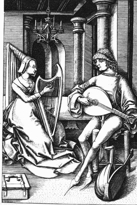 WikiOO.org - Encyclopedia of Fine Arts - Maalaus, taideteos Israhel Van The Younger Meckenem - Interior