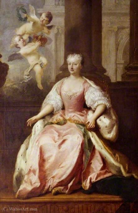 Wikioo.org - The Encyclopedia of Fine Arts - Painting, Artwork by Jacopo Amigoni - Queen caroline