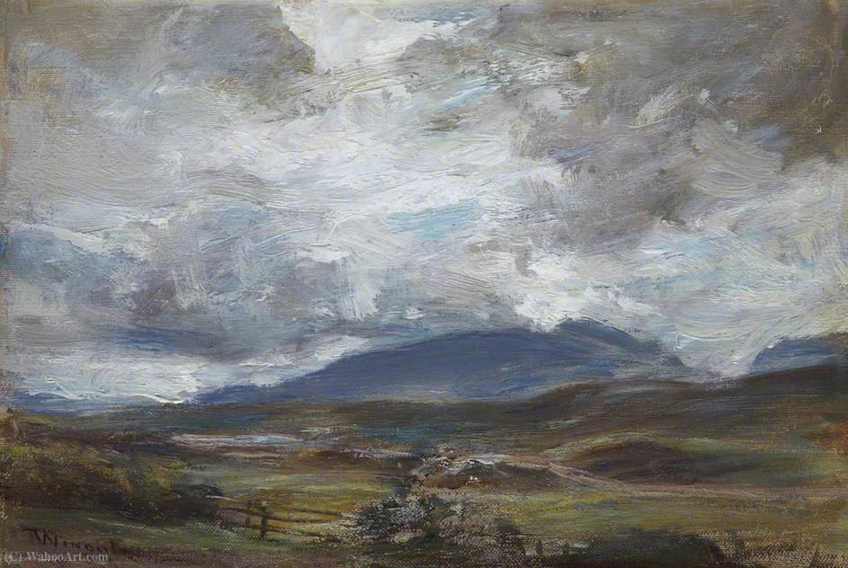WikiOO.org - Encyclopedia of Fine Arts - Maleri, Artwork James Lawton Wingate - A Grey Day on the Hills