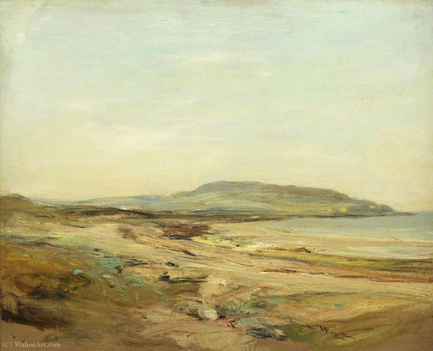 Wikioo.org - The Encyclopedia of Fine Arts - Painting, Artwork by James Lawton Wingate - Fine weather, machrihanish