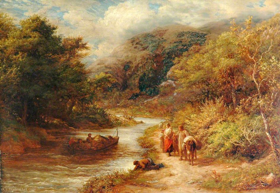 Wikioo.org - The Encyclopedia of Fine Arts - Painting, Artwork by James Thomas Linnell - South wales