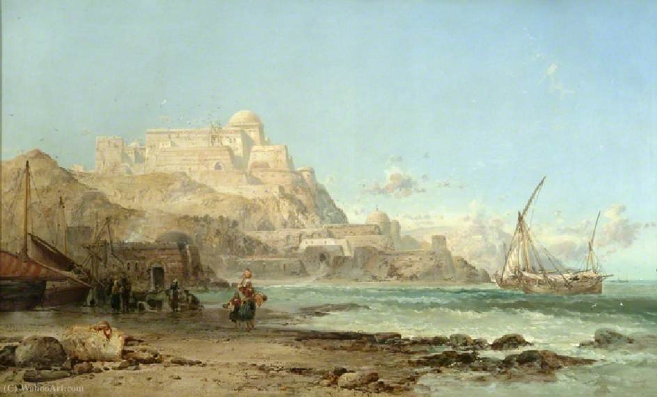 Wikioo.org - The Encyclopedia of Fine Arts - Painting, Artwork by James Webb - Cartagena, spain