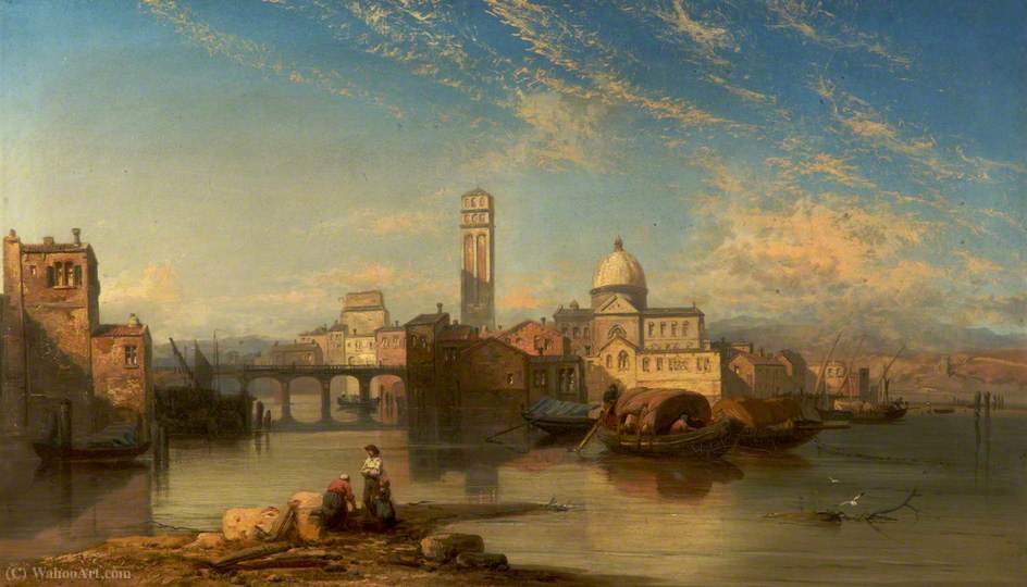 Wikioo.org - The Encyclopedia of Fine Arts - Painting, Artwork by James Webb - Italian landscape