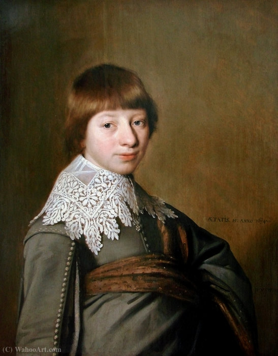 Wikioo.org – La Enciclopedia de las Bellas Artes - Pintura, Obras de arte de Jan Cornelisz Verspronck - Portrait de jeune garçon