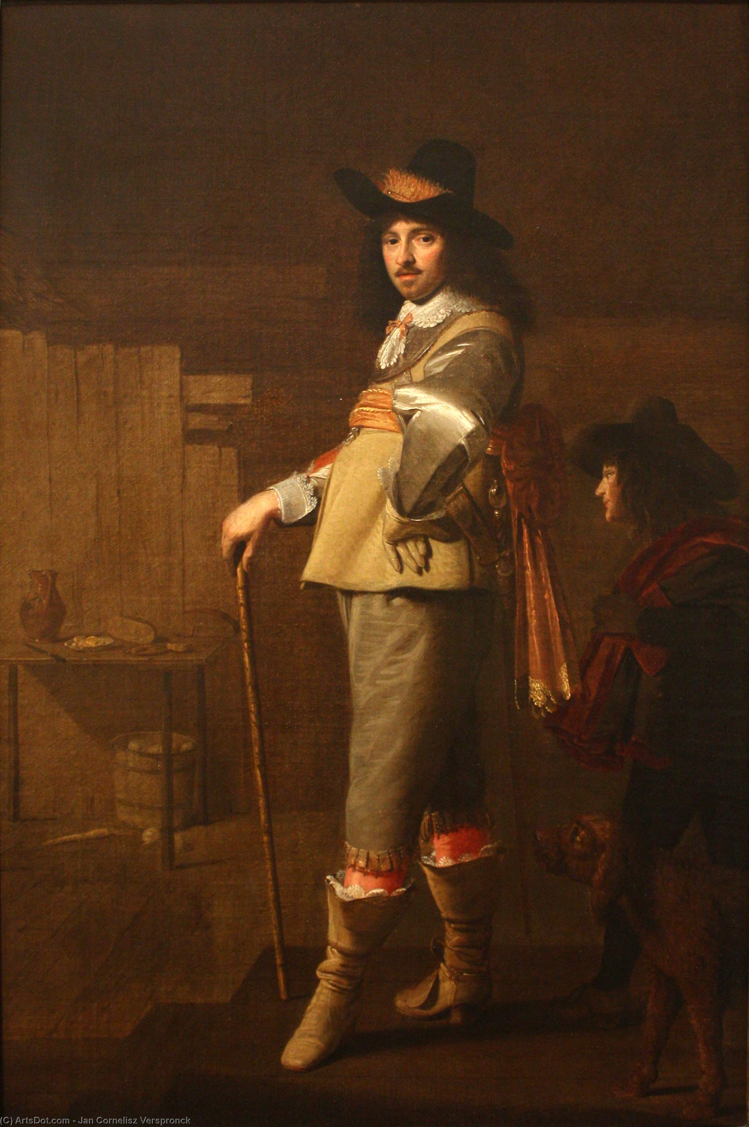Wikioo.org - The Encyclopedia of Fine Arts - Painting, Artwork by Jan Cornelisz Verspronck - Portrait of Andries Stilte