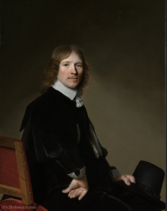 Wikioo.org - The Encyclopedia of Fine Arts - Painting, Artwork by Jan Cornelisz Verspronck - Portrait of Eduard Wallis (2)